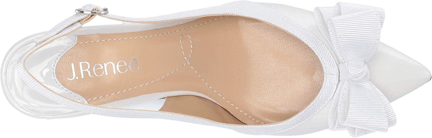 J.Renee Womens Gabino Pointed Toe Slingback Classic Pumps