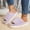 Purple, variant on Miluxas Womens’s Slippers Comfy Memory Foam House Open Toe Fuzzy Slipper Plush Indoor Outdoor Slide ry Platform Shoes White 42