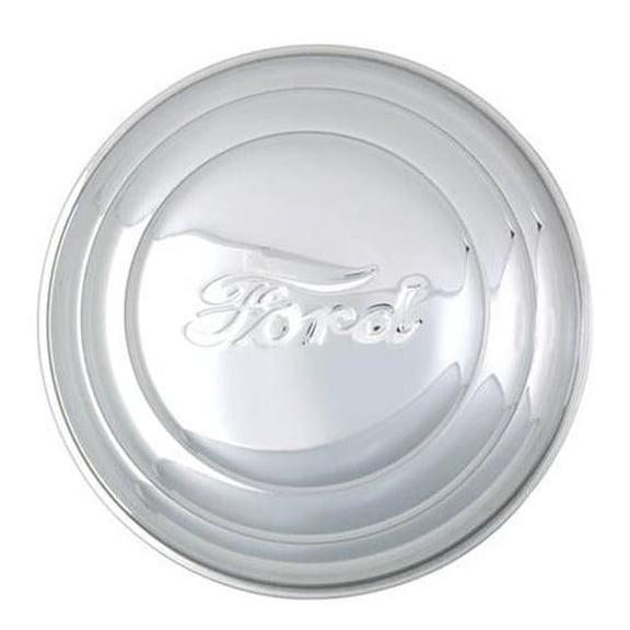 Stainless Steel Hubcap, Fits 1941 Ford Passenger Car