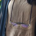 thumbnail image 1 of TEHAUX Eyeglasses Rope for Men Black Cloth 28X1X0.1Cm Adjustable Non-slip for Daily Use 2Pcs, 1 of 8