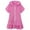 Hot Pink, variant on Odeerbi Kids Girls Swim Cover Up Toddler Swimsuit Coverup Hooded Zip-Up Beach Bathing Suit Robe