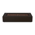 thumbnail image 4 of Real Flame Aegean 70-inch Rectangle Steel Propane or Natural Gas Fire Pit Table in Dark Bronze, 4 of 11