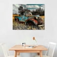 thumbnail image 3 of BCIIG  Rusty Car Canvas Wall Art: Old Truck Pictures Paintings Print on Canvas Artwork for Bedroom 20''x16'', 3 of 5
