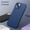 thumbnail image 6 of JETech Silicone Case for iPhone 13 Mini 5.4-Inch, Silky-Soft Touch Full-Body Protective Phone Case, Shockproof Cover with Microfiber Lining (Cobalt Blue), 6 of 6