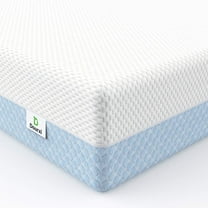 Dourxi 6 inch Memory Foam Crib Mattress, Dual Sided Breathable Baby Mattress for Full Size Crib and Toddler Bed, W/Removable Outer Cover