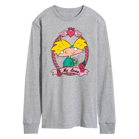 Hey Arnold! - Valentine's My Love - Men's Long Sleeve T-Shirt