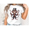 thumbnail image 2 of Funny Magician Monkey Magic Illusionist Gift Men Women Kids T-Shirt Magician Magic Monkey Farmer Birthday Holiday Gift Tshirt, 2 of 10