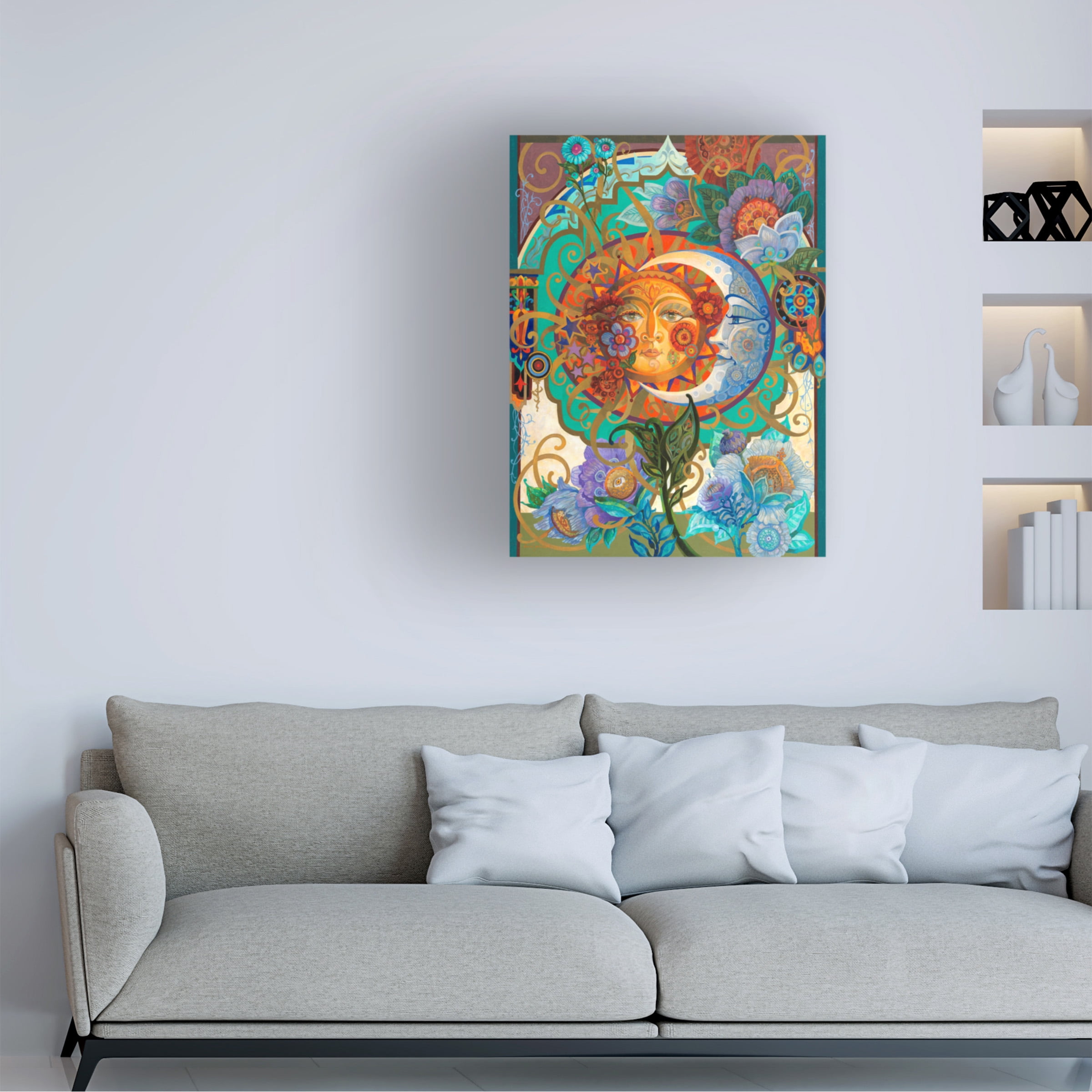 Canvas Wall Art - David Galchutt 'The Partnership' Wall Art for Living Room, Bedroom, or Office Décor by Trademark Fine Art - 35 x 47 Inches - 35x47