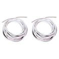 thumbnail image 1 of WUSUOWEI 2PCS Car Door Protectors Guards,5M,White Colors,Protective Door Strips Door Rubber U Channel Edging Rope,Moulding Rubber Strip,Scratch Edge Guard Cover Crash Protector Fit for Most Car, 1 of 1