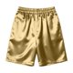 thumbnail image 5 of Neewe Womens Wide Leg Pants Casual Knee Length Pants Summer Satin Elastic Waist Comfy Shorts with Pockets, 5 of 5