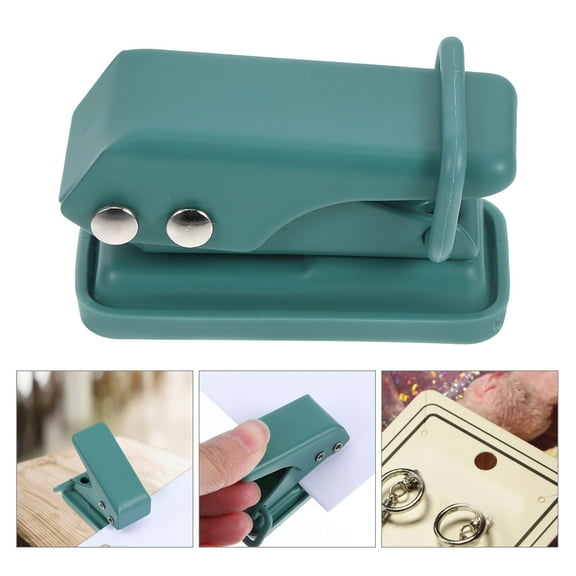 Hemoton Mini Single Hole Punch For Students Diy Crafting And Scrapbooking Portable Handheld Paper Puncher Supply For Tags And Binders