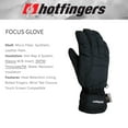 thumbnail image 5 of HOTFINGERS Men's Focus Cold-Weather Gloves, Color: Black, Size: XL, 5 of 6