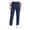 Dark Blue, variant on Corduroy Pants Women Fall Winter Comfortable Elastic Waist Straight Leg Work Pants with Pockets Lounge Trousers