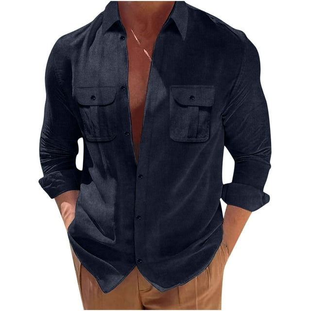 RKSTN Cardigan pour Hommes Mode Décontractée Col Rabattu Chandail en Molleton Col Uni Manches Longues Hauts en Coton Décontractés et Élégants pour l'Automne