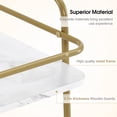 thumbnail image 6 of BarberPub 3-Tier Utility Cart with Storage Shelf, 6 of 10
