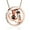 Rose Gold, variant on Forever in My Heart,No Longer by My Side Pet Cremation Jewelry for Ashes of Dog/Cat Funeral Keepsake Urn Necklace Paw Print Memorial Necklace