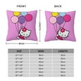 thumbnail image 2 of Hello Kitty Throw Pillow Cover Decoration Pillow Case Cushion for Home Sofa Couch 22"x22", 2 of 7
