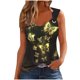 thumbnail image 2 of Puntoco Camisetas ajustadas para mujer Camiseta sin mangas con estampado de mujer Camiseta sin mangas holgada, 2 of 4