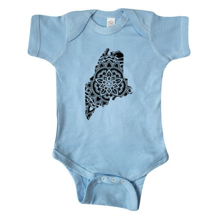 

Inktastic Maine Silhouette Mandala Gift Baby Boy or Baby Girl Bodysuit