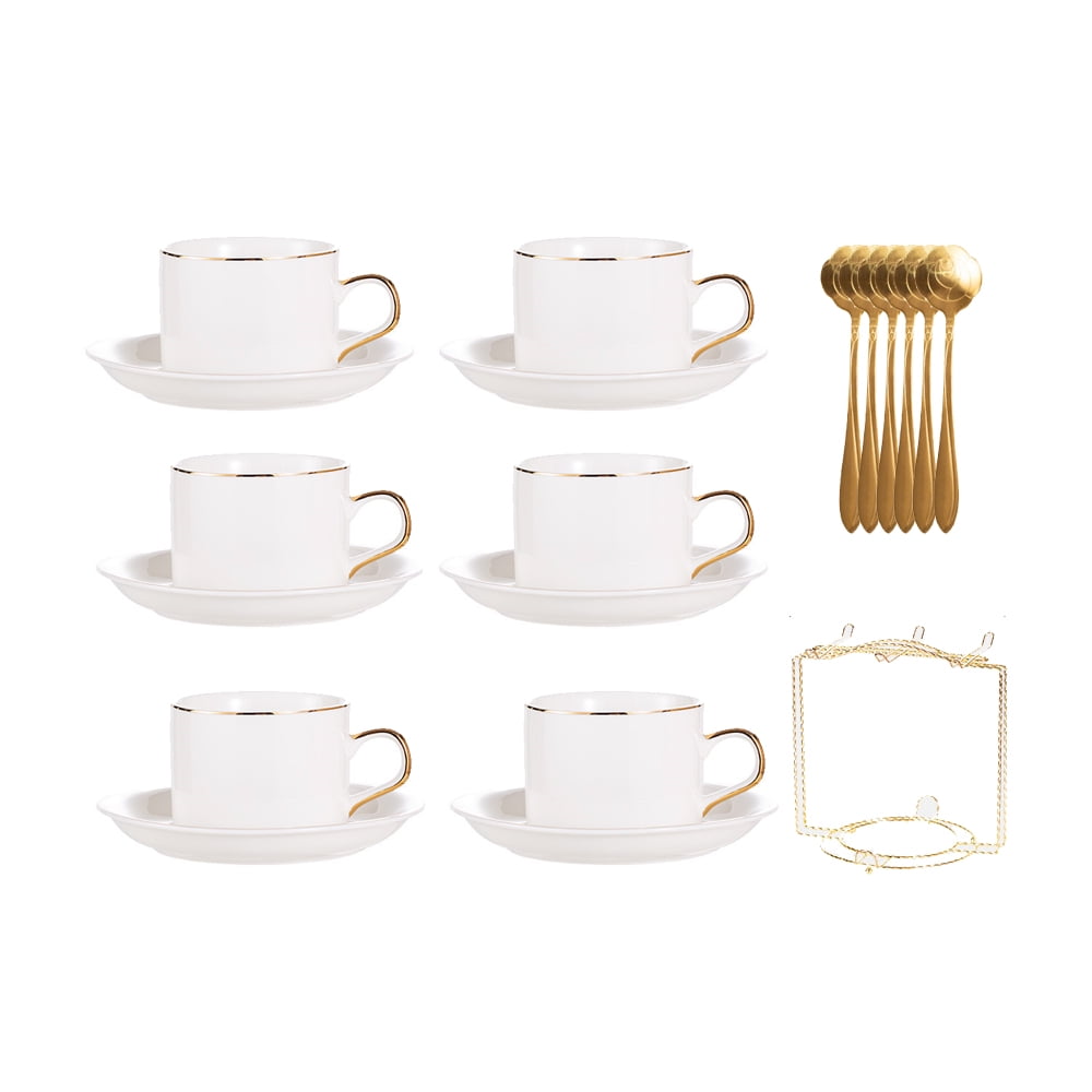 Set of 6 pcs Tea cup+Saucers – Momentz