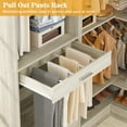 thumbnail image 6 of Aheaplus Closet System Organizer Set with Drawers, Pants Rack, Cube Storage & Hanging Rods – Includes Shoe Storage & Anti-Tip Kit – Expandable, Easy to Install, White Oak, 6 of 9