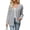 Gray, variant on Edvintorg Knit Cardigans for Women V Neck Long Sleeve Loose Casual Button Down Cardigan Women's Clothes Gray S-2XL