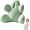 Green, variant on Ergonomic Lumbar Support Pillow for Office Chair, Memory Foam Back Cushion for Car Seat & Lower Back, Firm Backs Pillow to Improve Sitting Posture for Gaming (Pink)
