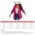 thumbnail image 5 of Blazer De Color Sólido para Mujer,Blazer De Mujer con Puños A Rayas, Blazer Informal para Mujer, Chaqueta De Solapa De Manga Larga, Tecnología De Vanguardia, 5 of 5