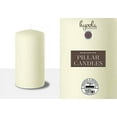 thumbnail image 5 of Hyoola 2 x 3 Ivory Unscented European Made Pillar Candles, Dripless Paraffin Wax with Smokeless Cotton Wicks, 4-Pack, 5 of 5