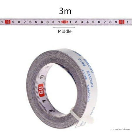

5M Self Adhesive Miter Saw Track Miter Tape Measure Backing Metric Steel Ruler