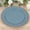 Dusty Blue/Gold, variant on 10-Pack 13" Dusty Sage Green Gold Beaded Rim Charger Plates, Economy Round Dinner Serving Trays for Botanical Themes and Garden Parties