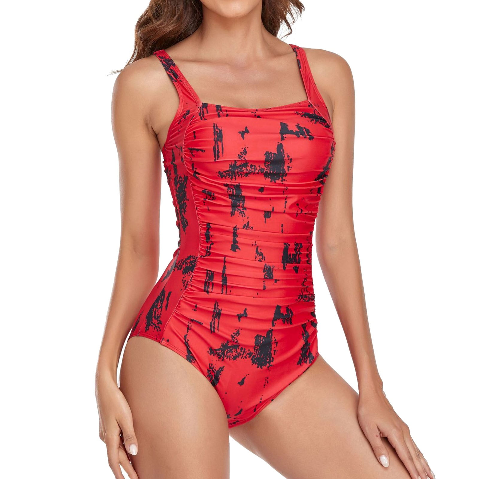 Swimsuit Women Printed Bodycon Bikini Beach Swimwears Backless Bathing