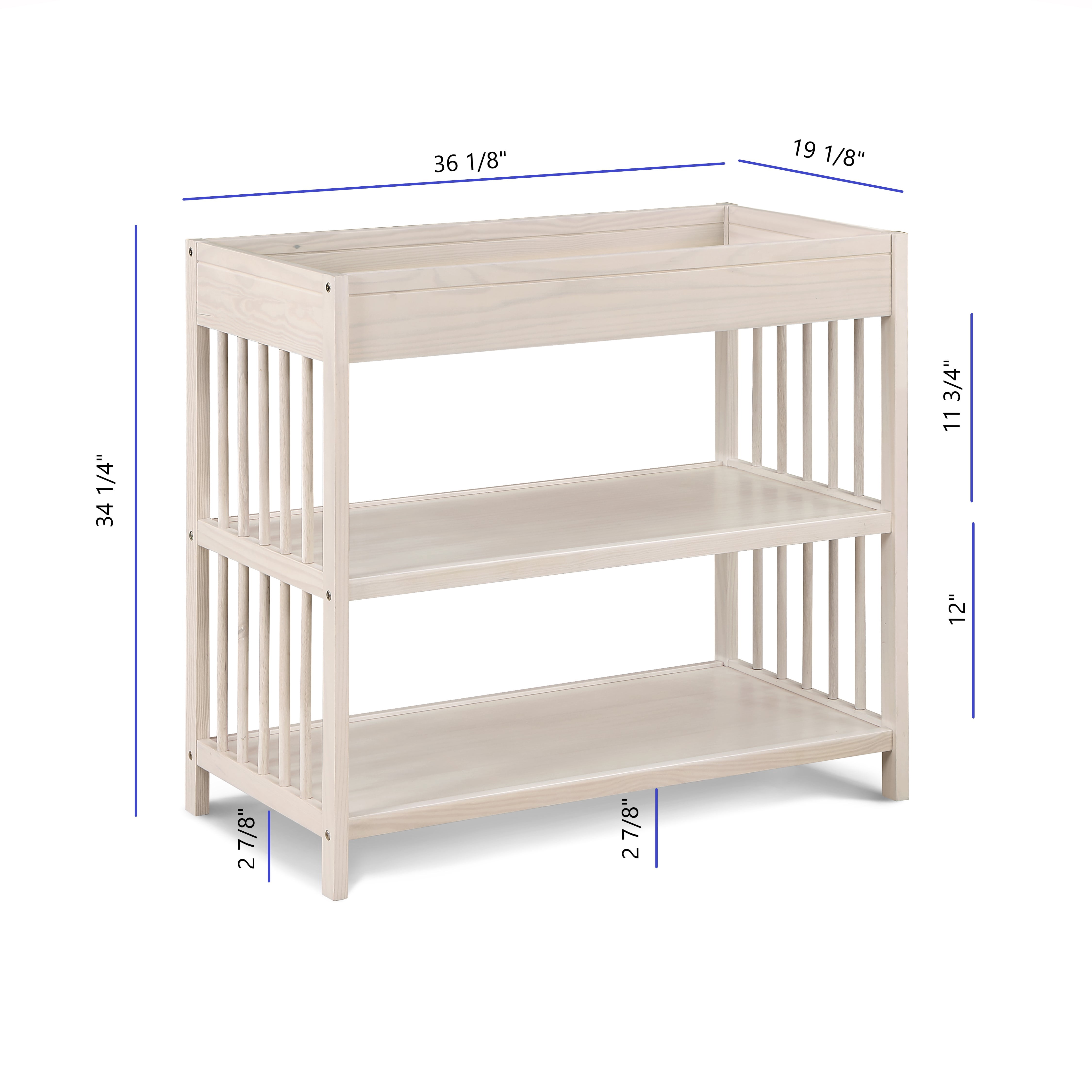 Pixie Changing Table in Washed Natural