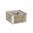 thumbnail image 2 of Contemporary Home Living Set of 3 Brown Handcrafted Rectangular Storage Crates 8.75", 2 of 7