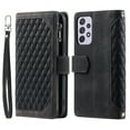 thumbnail image 2 of Feishell Crossbody Wallet Case for Samsung Galaxy A23 4G,Luxury PU Leather Magnetic Buckle Zipper Pocket Card Slots Shockproof Flip Stand Phone Cover with Hand Strap & Shoulder Strap,Black, 2 of 12