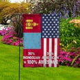 thumbnail image 5 of Flag American Half Mongolian Flag Mongolian American Friendship Mongolia U.S.A Patriotic Proud House Flag, Double-Sided Decorative Outdoor Flag, Patriotic Polyester Yard Flag 29.5 x 39.5 in, 5 of 5