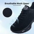 thumbnail image 6 of JOYFON Women Running Shoes Tennis Athletic Sneakers Cushioned Non Slip Lightweight Walking Shoes Black Size 10.5, 6 of 6