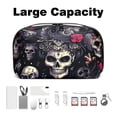 thumbnail image 3 of Punk Digital Bag with Oxford Fabric, Waterproof, Charger Pouch, USB Organizer, Electronic Travel Case Organizer, Appliance Cord Organizer, 5.9x9.44x3.14 in., 3 of 6