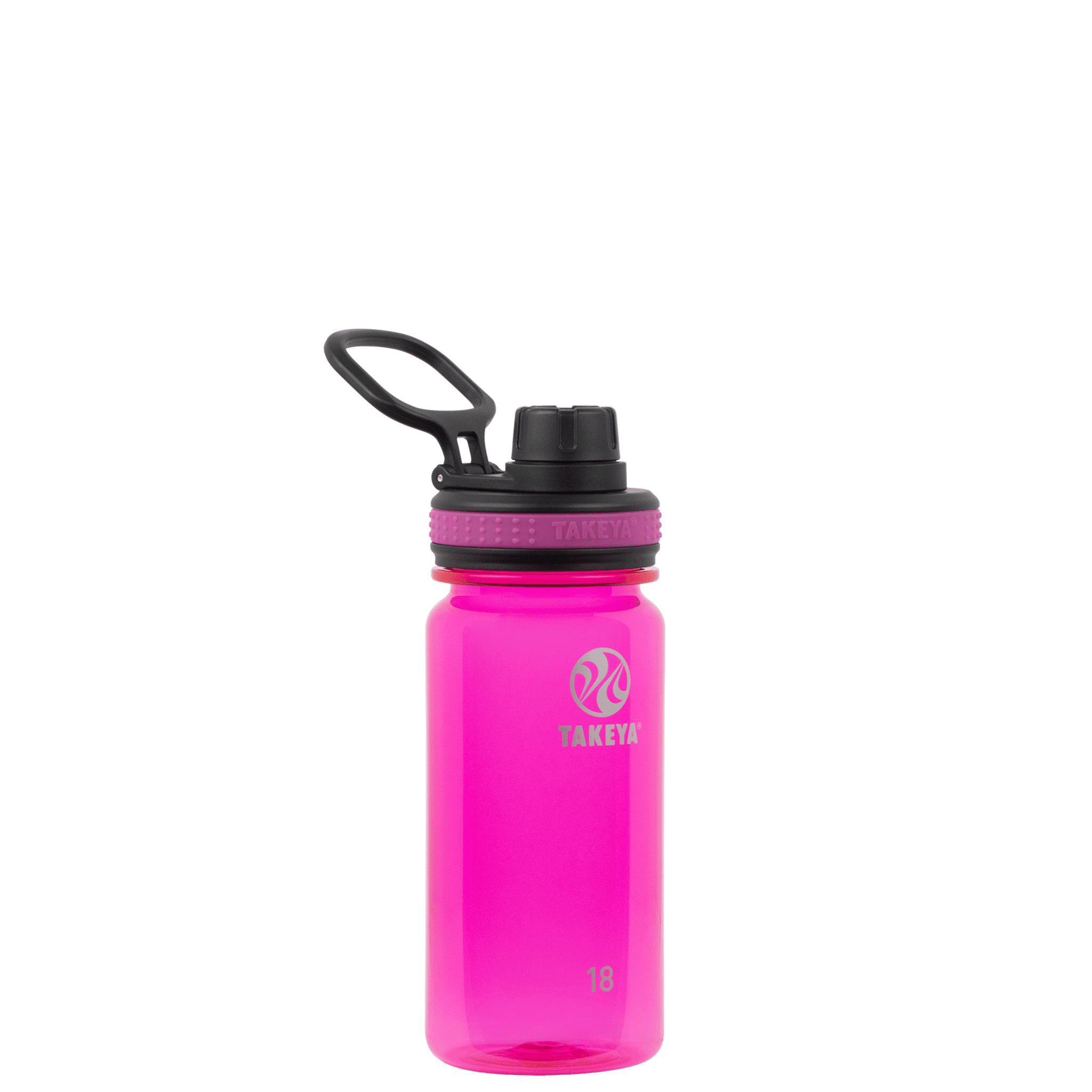 Takeya Tritan 18oz Spout Water Bottle Fuchsia