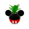 thumbnail image 4 of Disney Mickey Mouse 3-Inch Ceramic Mini Planter with Artificial Succulent, 4 of 7