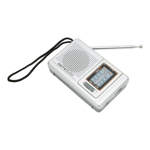 Mini Radio, Bolsillo Portátil Radio AM/ Classic Elegant para viajar a Casa para Senderismo