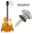 thumbnail image 2 of HURRISE 10Pcs Guitar Strap Lock Button Metal End Pin with Screw for Ukulele Electric Bass , Metal Guitar Strap Lock, Bass Strap Lock, 2 of 9