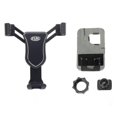 thumbnail image 2 of Para Tesla Model S 2012-2021 o Model X 2016-2021, soporte negro de aleación de plástico para coche, soporte para teléfono móvil, soporte de montaje en rejilla de ventilación, 1 Juego TY, 2 of 4