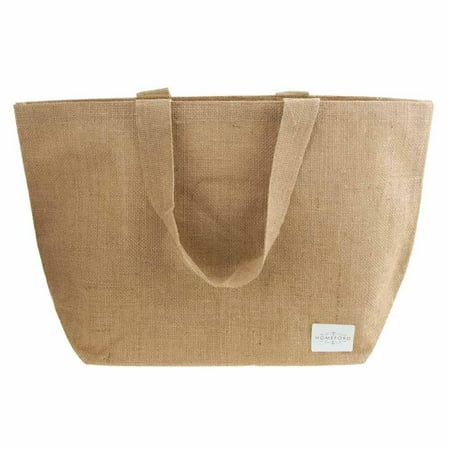 Firefly Imports Natural Burlap Tote Beach Bag 22 Inch Natural Burlap Tote Beach Bag 22 Inch