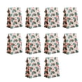 thumbnail image 4 of 10 bolsas de papel kraft para regalo de Navidad, bolsas para golosinas, diseño con elementos navideños, bolsas para dulces, bolsas para regalos para Verde y, 4 of 8