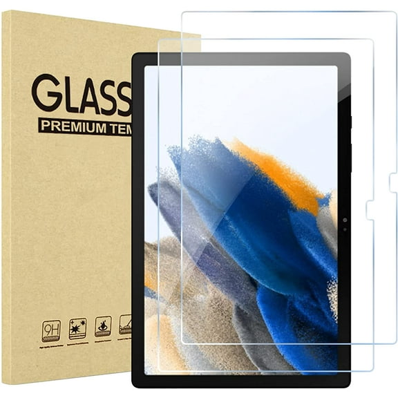 ProCase 2 Pack Galaxy Tab A8 10.5 Screen Protector X200 X205 X207, Tempered Glass Screen Film Guard for Samsung Galaxy Tab A8 2022 Release 10.5 Inch SM-X200 SM-X205 SM-X207
