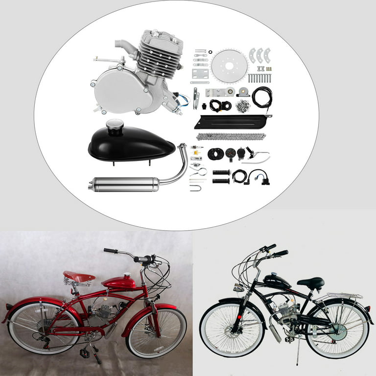 Diy Cycling Kit De Motor Para Bicicleta 80 Cc 2 Stroke Belt Drive Air  Cooling Bore 47mm Bike Motor Kit - AliExpress
