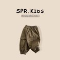thumbnail image 2 of Children'S Fashionable Leggings 2025 Spring And Autumn New Solid Color Pants Boys Spring Loose Casual Pants, 2 of 5