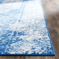 thumbnail image 3 of Safavieh Adirondack Collection ADR111F Moroccan Boho Distressed Non-Shedding Stain Resistant Living Room Bedroom Area Rug, 10' x 14', Silver / Blue, 3 of 4