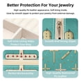 thumbnail image 3 of Easter Travel Portable Jewelry Organizer: Square Jewelry Box Storage Case and Display for Rings, Earrings, Necklaces, Bracelets, and More - Suitable for Girls and Women, 3 of 6